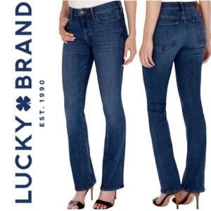 Lucky Brand Womens Jeans 4/27‎  Sweet  Boot Blue Denim Mid Rise Stretch